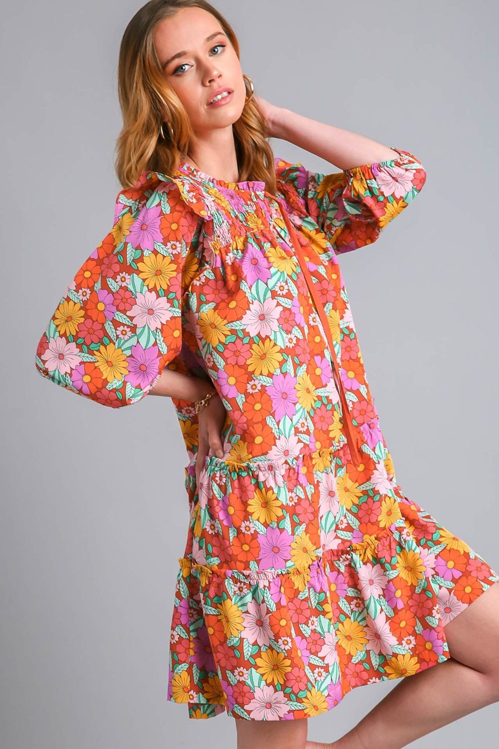 Petal Pusher Dress