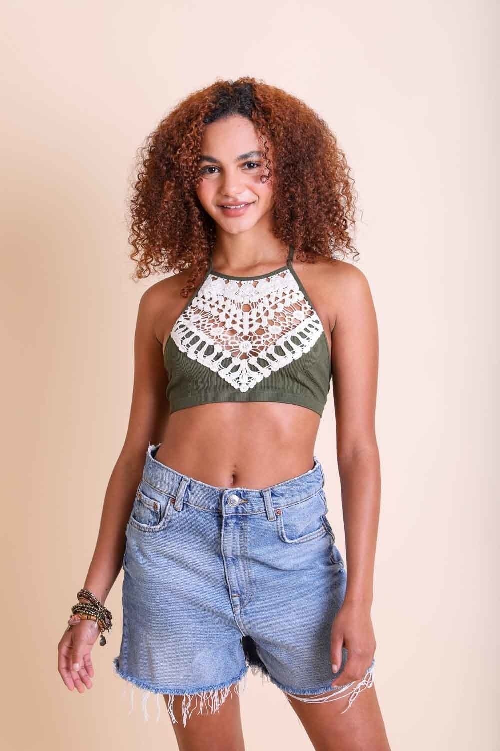 Burn Baby Burn Halter/Bralette