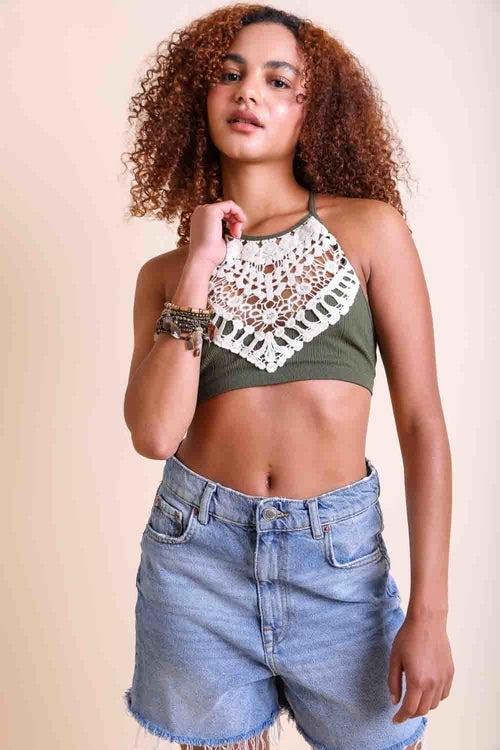 Burn Baby Burn Halter/Bralette